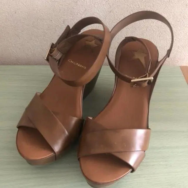 OroNero(オロネロ)のoronero サンダル ウェッジソール レディースの靴/シューズ(サンダル)の商品写真