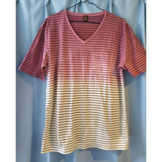 タケオキクチ(TAKEO KIKUCHI)のタケオキクチ　半袖　ボーダーTシャツ(Tシャツ/カットソー(半袖/袖なし))