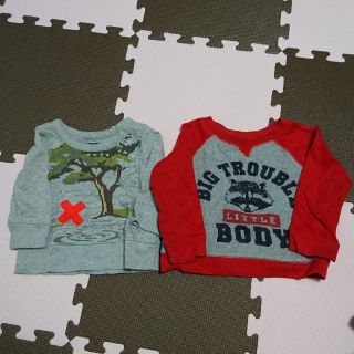 ベビーギャップ(babyGAP)のトレーナー 80 2セット babyGap Oldnavy(トレーナー)