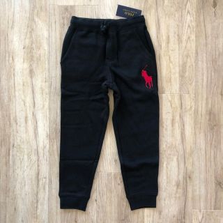 ラルフローレン(Ralph Lauren)の裏起毛 スウェット パンツ 黒 110(パンツ/スパッツ)