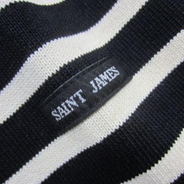 SAINT JAMES(セントジェームス)の【新品】[T4] セントジェームス ウエッソン 長袖 ブラック/キナリ メンズのトップス(Tシャツ/カットソー(七分/長袖))の商品写真