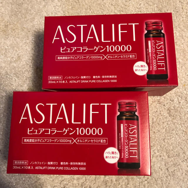 ASTALIFT(アスタリフト)のアスタリフト ドリンク ピュアコラーゲン10000 20本 食品/飲料/酒の健康食品(コラーゲン)の商品写真