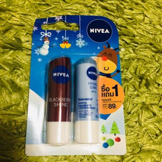 ニベア(ニベア)のnivea 海外限定 ブラックベリーシャイン(リップケア/リップクリーム)