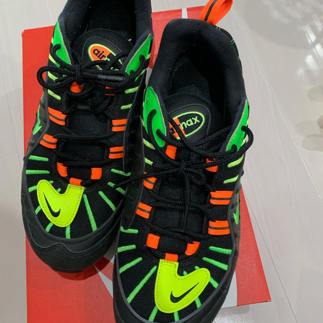 30センチ NIKE エアマックス98 ネオン - スニーカー