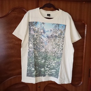 グラニフ(Design Tshirts Store graniph)の☆graniph グラニフ☆Tシャツ 半袖 転写プリント アイボリー S(Tシャツ/カットソー(半袖/袖なし))