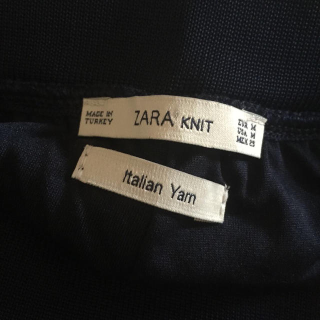 ZARA(ザラ)のZARA パンツ ストライプ ネイビー レディースのパンツ(その他)の商品写真