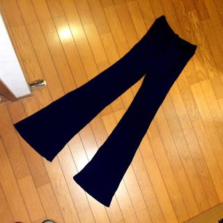 ザラ(ZARA)のZARA パンツ ストライプ ネイビー(その他)