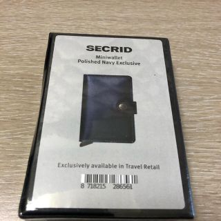 【新品 未開封】SECRID ミニサイフ(ネイビーブルー)(折り財布)