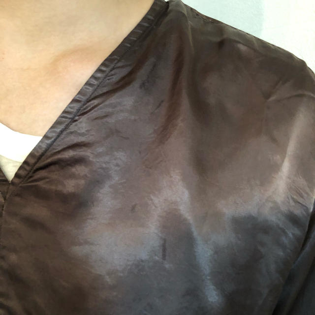 URU キュプラ  カットソー ブラウン メンズのトップス(Tシャツ/カットソー(七分/長袖))の商品写真