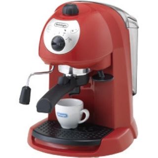 デロンギ(DeLonghi)のデロンギ ✳︎ コーヒーメーカー ✳︎ エスプレッソ カプチーノ ✳︎ 赤(エスプレッソマシン)