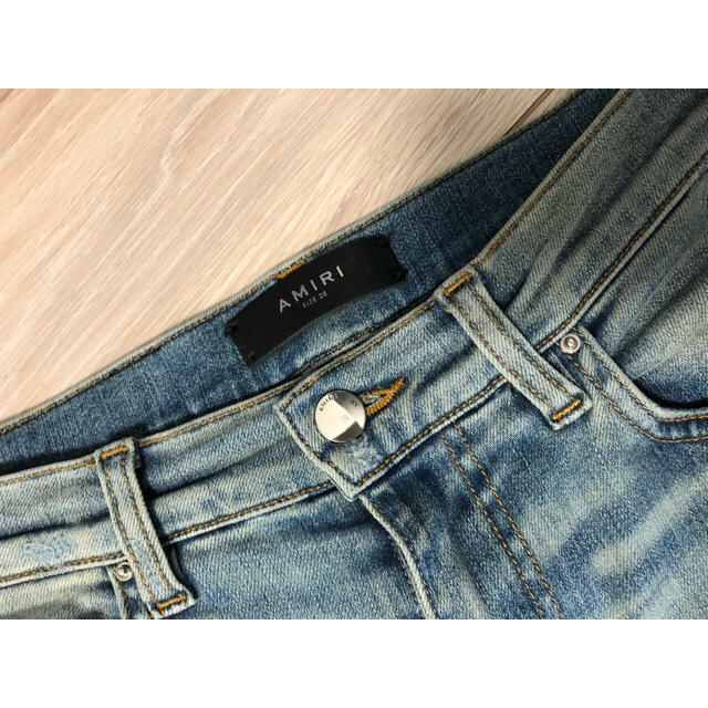 Saint Laurent(サンローラン)の【bb7様】AMIRI アートパッチデニム 28 メンズのパンツ(デニム/ジーンズ)の商品写真