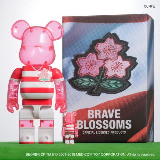 メディコムトイ(MEDICOM TOY)の【原価】ラグビー 日本代表 BE@RBRICK 100% & 400%(キャラクターグッズ)