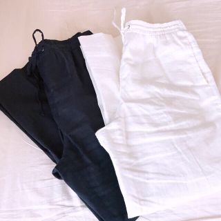 プラステ(PLST)の【2本セット】リネンブレンドストレッチスティックパンツ(クロップドパンツ)