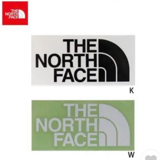 ザノースフェイス(THE NORTH FACE)のThe North Face ノースフェイス ステッカー【白黒二枚セット】(ステッカー)