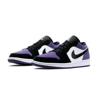 ナイキ(NIKE)のAIR JORDAN 1 low パープル purple aj1 28cm(スニーカー)