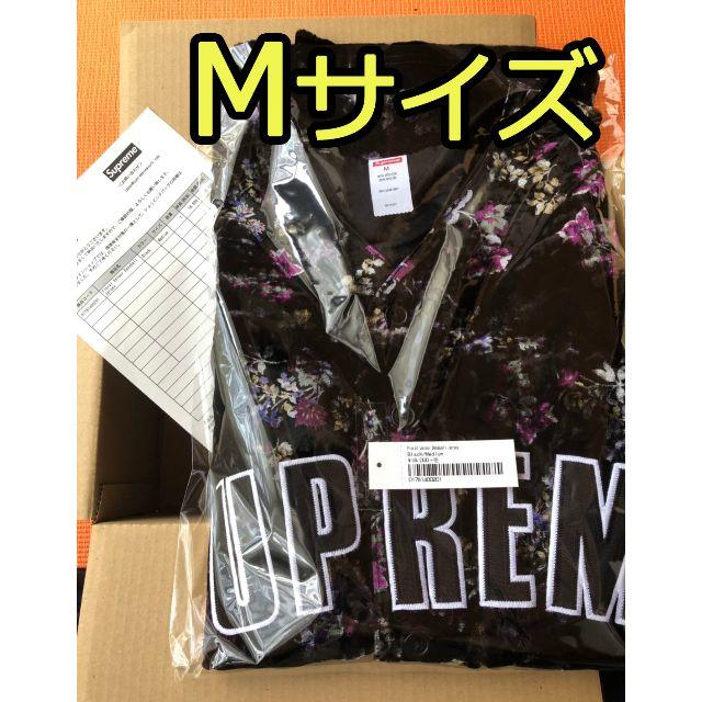 新品未使用Mサイズ Supreme Floral Velour Jersey