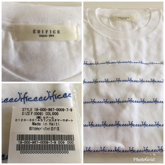 EDIFICE(エディフィス)の非売品 バラ売り不可 ノベルティ Tシャツ バッグ セット 新品 メンズのトップス(Tシャツ/カットソー(半袖/袖なし))の商品写真