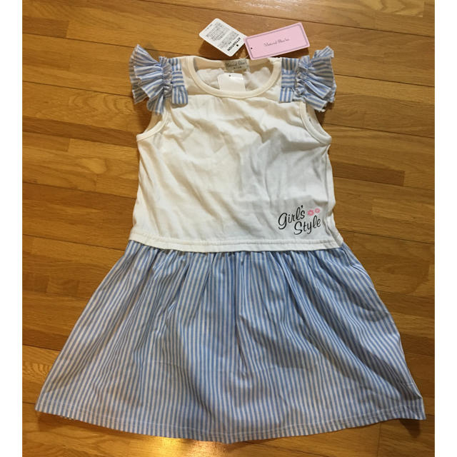 新品💙ワンピース 110センチ  キッズ/ベビー/マタニティのキッズ服女の子用(90cm~)(ワンピース)の商品写真