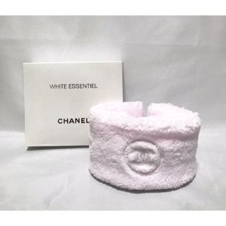 シャネル(CHANEL)のCHANEL シャネル SKINCARE CC刺繍ヘアバンド PI(ヘアバンド)