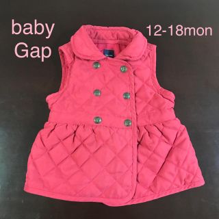 ベビーギャップ(babyGAP)のbabyGap ベスト ピンク 12-18mon(ジャケット/コート)