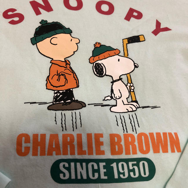 PEANUTS(ピーナッツ)のピーナッツ☆スヌーピー&チャーリーブラウンＴシャツ レディースのトップス(Tシャツ(長袖/七分))の商品写真