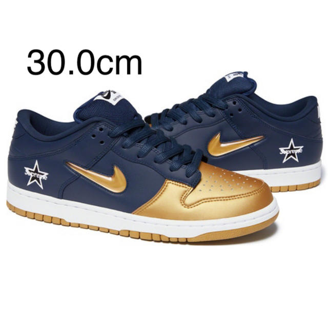 30 Supreme Nike SB Dunk Low navy ネイビー