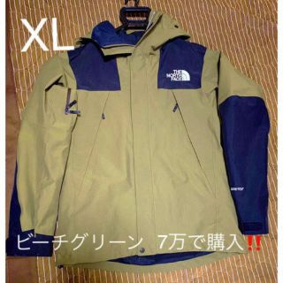 ザノースフェイス(THE NORTH FACE)の大特価‼️mountain jacket ビーチグリーン(マウンテンパーカー)