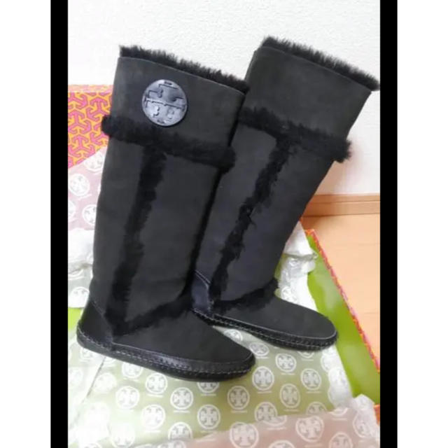 トリーバーチ 黒 ムートンブーツ UGG