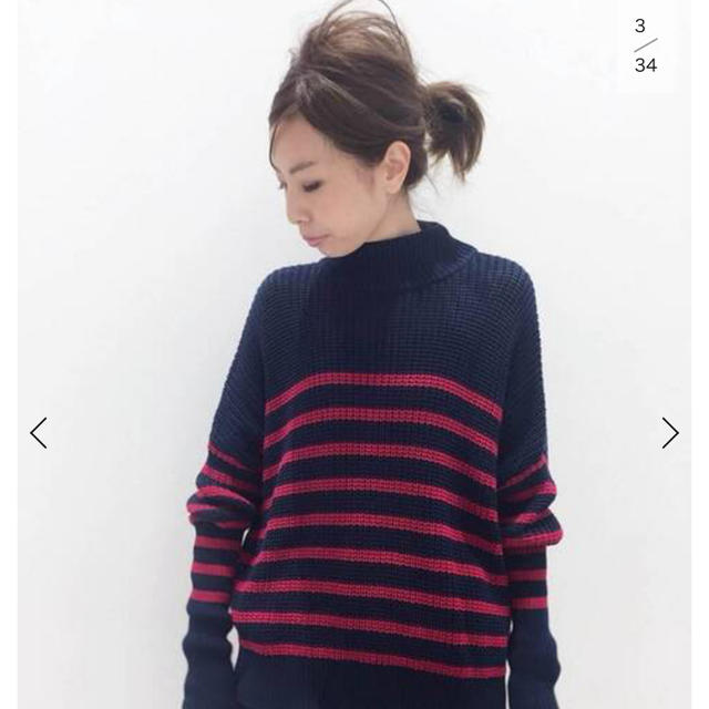 L'Appartement   アゼ Border knit