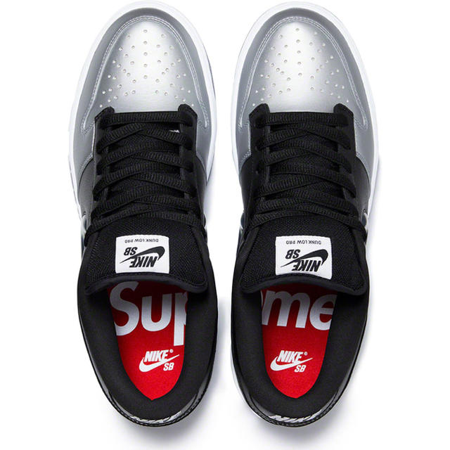 Supreme Nike SB Dunk Low 黒  ダンク 27.5