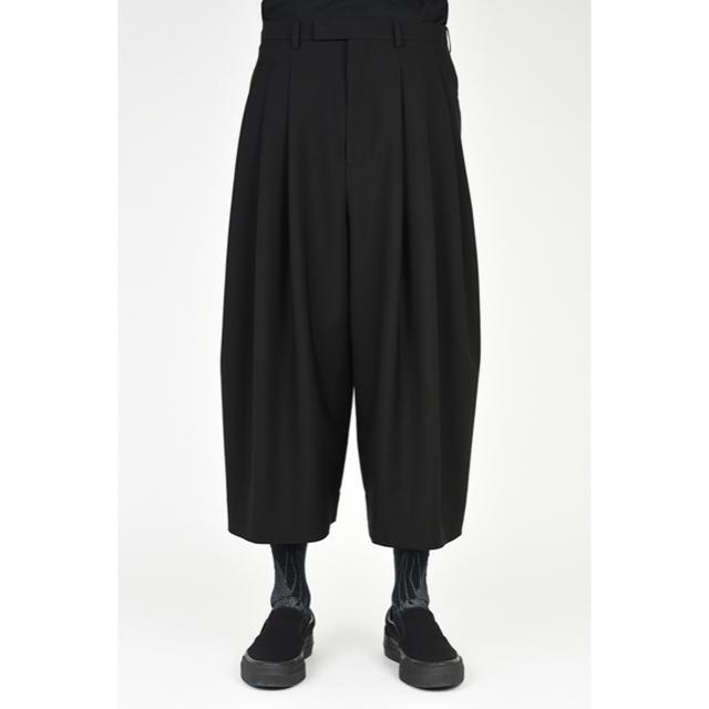 19SS 3TUCK CROPPED WIDE SLACKS