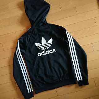 アディダス(adidas)のアディダスadidasトレフォイルジップアップパーカージャージ(パーカー)