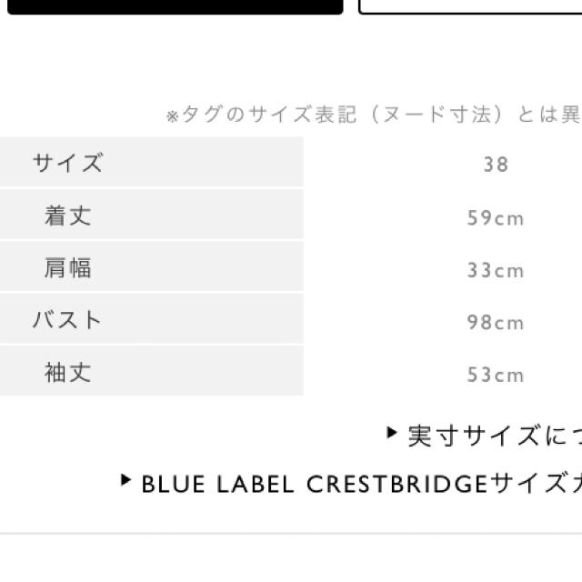BLACK LABEL CRESTBRIDGE(ブラックレーベルクレストブリッジ)のおかくみ様専用 BLUE LABEL ブルーレーベル クレストブリッジ ブラウス レディースのトップス(シャツ/ブラウス(半袖/袖なし))の商品写真