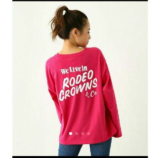 ロデオクラウンズワイドボウル(RODEO CROWNS WIDE BOWL)の新品未使用 ✩ RCWB ✩ ニットポケット ロングスリーブ Tシャツ(Tシャツ(長袖/七分))