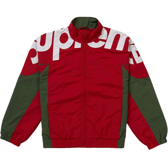 Supreme shoulder logo track jacket Mサイズメンズ - ナイロンジャケット