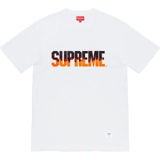 シュプリーム(Supreme)の【新品未使用】Supreme Flame S/S Top White L(Tシャツ/カットソー(半袖/袖なし))