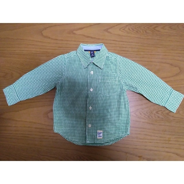 babyGAP(ベビーギャップ)のbaby GAP  長袖シャツ キッズ/ベビー/マタニティのキッズ服男の子用(90cm~)(ブラウス)の商品写真