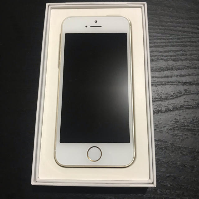 iPhone 5S 16GB ゴールド SIMフリースマホ/家電/カメラ