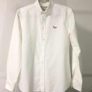 メゾンキツネ(MAISON KITSUNE')のメゾンキツネ オックスフォードシャツ 白(シャツ)