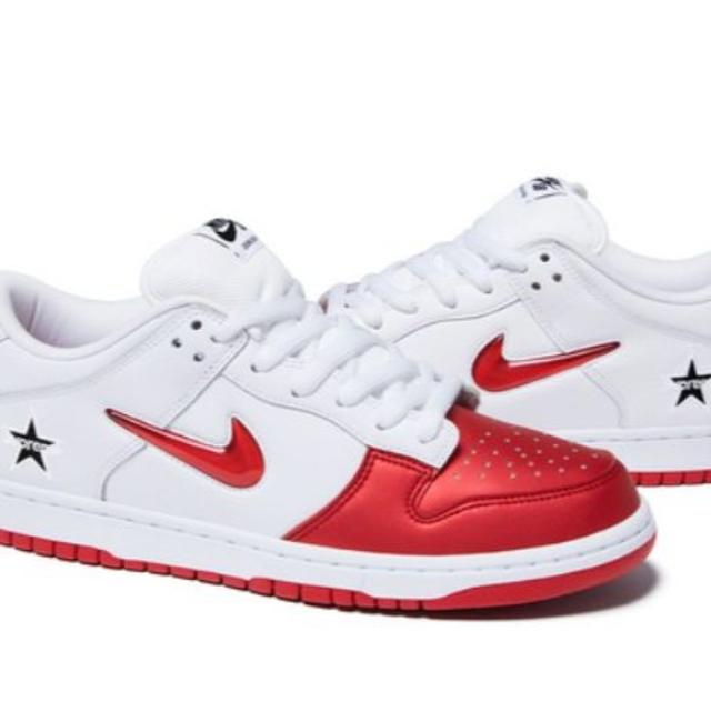 26cm】Supreme®/Nike® SB Dunk Low White - スニーカー