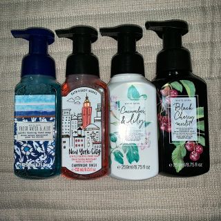 バスアンドボディーワークス(Bath & Body Works)のバスアンドボディワークス  ハンドソープ ４本(ボディソープ/石鹸)