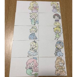 メッセージカード 手書き ディズニープリンセスの通販 ラクマ