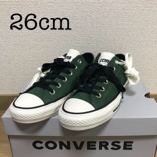 コンバース(CONVERSE)のCONVERSE コンバース CONS  US7.5  26cm グリーン(スニーカー)