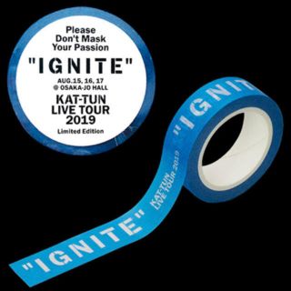 カトゥーン(KAT-TUN)のKAT-TUN IGNITE 会場限定グッズ マスキングテープ  大阪(アイドルグッズ)