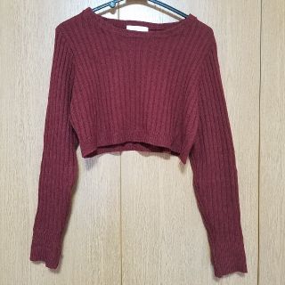 ローリーズファーム(LOWRYS FARM)の【値下げしました！9/30まで】LOWRYS FARM☆ショート丈ニット(ニット/セーター)