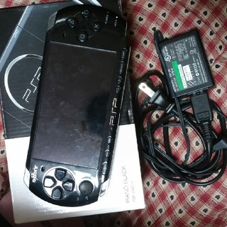 プレイステーション(PlayStation)のPSP-3000 「プレイステーション・ポータブル」 （ピアノ・ブラック）(携帯用ゲーム機本体)
