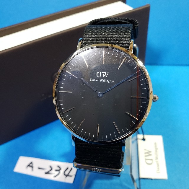 Daniel Wellington - A-234新品40mm❤ダニエルウェリントン♥メンズ(黒)♥激安価格♥送料無料❤の通販 by ★GOLGO★'s shop｜ダニエルウェリントンならラクマ