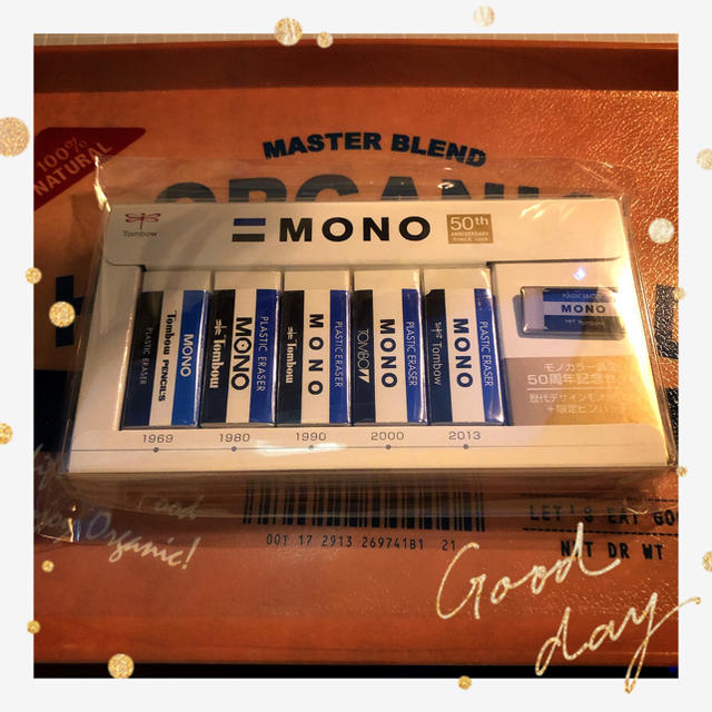 トンボ鉛筆(トンボエンピツ)のMONOカラー 50周年記念セット インテリア/住まい/日用品の文房具(消しゴム/修正テープ)の商品写真