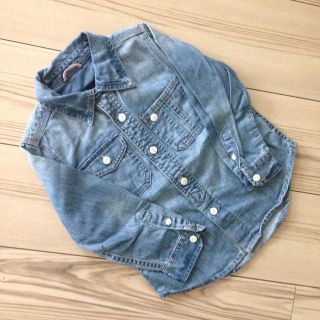 ベビーギャップ(babyGAP)のbaby GAP 定番デニムシャツ 95(ブラウス)