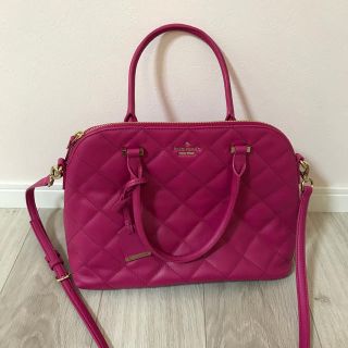 ケイトスペードニューヨーク(kate spade new york)の【新品未使用】ケイトスペード／フューシャピンクバッグ(ハンドバッグ)